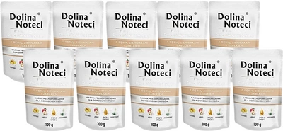 Dolina Noteci Premium pentru câini de talie mică cu gâscă, cartofi și mere 10x100g
