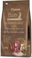 FITMIN Purity Senior Venison, Lamb& rice Light 12kg