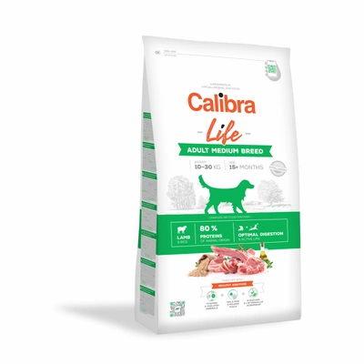 Calibra Dog Life Adult Medium Lamb 12 kg