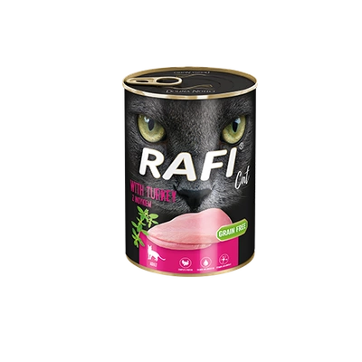 RAFI Cat Adult cu curcan 400g